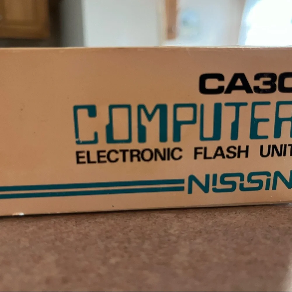 Nissin CA30 Computer electronic flash unit automatic original box Untested